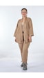 Vedi-Bb 22233821 Uzun Kollu Camel Kadın Ceket Çok Renkli