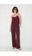 Askılı Dokuma Modal Bluz Pantolon Alt-üst Takım 9298 60281024 - Koyu Bordo