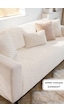 Soft Kürklü Koltuk Örtüsü 170x215 Cm Yumuşak Peluş Kaymaz Taban Kanepe Örtüsü Krem Kırık Beyaz
