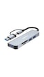 Taplın Usb C Hub 5 In 1 Alüminyum Type C Hub Multiport Adaptör Sd Tf Kart Okuyucu 5 Port Type C