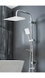 Fawer Faucet & Shower Metal Paslanmaz Yağmurlama Robot Duş Seti - 400km Krom