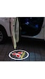 OtoÇizgi Mitsubishi Kapı Altı Logo Led Aydınlatma Hayalet 2 Adet OtoÇizgi