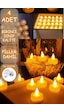 Led Mum 4 Adet Ledli Mum Model Işıklı Tealight Mum Pilli Beyaz