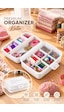 Porsima 1192 Premium 12 Bölmeli Çok Amaçlı Organizer Saklama Kabı Beyaz