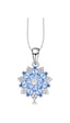 Brezza Lusso Jewelry Aquamarin Taşlı Pırlanta Model Lotus Çiçeği Kadın Gümüş Kolye 45 CM 45 CM Brezza Lusso Jewelry Aquamarin Taşlı Pırlanta Model Lotus Çiçeği Kadın Gümüş Kolye 45 CM 45 CM