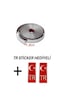 Her Araca Uyumlu Yapışkanlı Nikelaj Şerit Bant Çıta 18mm 5 Metre Krom + Tr Sticker li