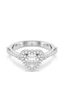 5744045 Swarovski Yüzük Una:rıng Hrt Whıte/rhs 58 Metalik