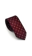 Gaffy Beyaz Lacivert Desenli Bordo Dokuma Kumaş Mendilli Slim Fit Kravat // Sdk-2612-4 Bordo Gaffy Beyaz Lacivert Desenli Bordo Dokuma Kumaş Mendilli Slim Fit Kravat // Sdk-2612-4 Bordo