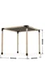 Ahşap Pergola 3.1 X 3.1 X 2.3 M Ahşap Pergola 3.1 X 3.1 X 2.3 M