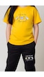 Fyk Kids Kız Çocuk Baskılı Live Kelebek Bel Detayı Lastikli Alt-üst Pijama Takımı Sarı