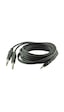 Powermaster 3.5 Mm Stereo E-2x6.3mm Mono Erkek Kablo 3 Metre