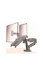 Triline Nb F160+fp Gazlı Çift Kol North Bayou 17-30"monitör 10"-17" Dizüstü Bilgisayar Vesa Monitör Standı