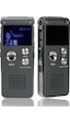 Kingboss HS-27 8 GB Dijital Ses Kayıt Cihazı Siyah