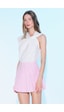 Sagaza Studio Ss6013 Pileli Mini Etek Pembe