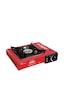 Auhma Rb-kf01 Portatif Kamp Ocağı 2.3kw Kırmızı Taşınabilir Tekli Gazlı Ocak Rüzgar Geçirmez, Pi Kırmızı