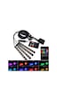 Araç İçi Ayak Altı Rgb 9 Led Kumandalı Oto Şerit Aydınlatma - 418154473
