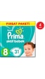 Prima Pampers Aktif Bebek Fırsat Paketi Bebek Bezi 17+ KG 8 Beden 4 x 31 Adet 4'lü
