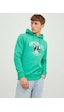 Jack & Jones Kapüşonlu Yeşil Erkek Sweatshirt 12244219 001