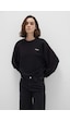 Mavi Yuvarlak Yaka Logo Siyah Kadın Sweatshirt M1s10490-900 SiYAH