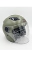 Oso Helmet Yarım Kask Gözlüklü Haki Yeşil - Xl Beden Oso Helmet Yarım Kask Gözlüklü Haki Yeşil - Xl Beden