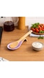 Porsima Pbt-718-3 Bambu Saplı Silikon Kirli Kepçe Kaşıklık Altlığı Kepçe Ve Kaşık Nihalesi Lila