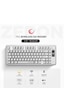 Rampage Rm-k87 Zeron Beyaz Kablosuz Rgb Oyuncu Klavyesi 2.4g + Bluetooth 75% Q Türkçe Gaming Klavye
