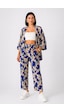 Trend Alisse Desenli Kimono Kadın Alt Üst Takım Mavi