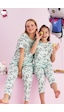 Siyah İnci Lisanslı %100 Pamuk Çok Renkli Bisklet Yaka Pijama Takım Hk002 Yeşil Siyah İnci Lisanslı %100 Pamuk Çok Renkli Bisklet Yaka Pijama Takım Hk002 Yeşil