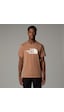 The North Face M Ss Easy Tee Erkek Tişört Nf0a8a6c6e11 Nf0a8a6c6e11 Lat Latte