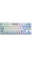 Aula F87 Pro Mekanik Rgb Tkl Graywood V4 Switch Kablosuz Makrolu Hot Swap Türkçe Q Klavye Buz Mavisi