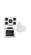 Ferre Fryart SS Serisi SS036 - XE63CB - D078 Kare Ankastre Beyaz Set