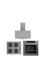 Ferre QBL62CPR - SS208 - D088 Gri Ankastre Set
