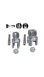 6484 Pvc Pprc Boru İç Ve Dış Diş Açma Aparatı 20/25 Mm 2'li Set