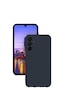 Samsung Uyumlu Galaxy A17 Kılıf Kamera Korumalı Silikon Rubber Arka Kapak Lacivert