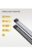 60w Siyah Kristal Led Bant Armatür 6500k Beyaz Işık 120 Cm