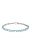 5648929 Swarovski Bilezik Matrix:bracelet M Aqua/rhs L