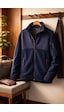 Vatan Tekstil Slim Fit Erkek Tam Fermuarlı Dik Yaka 4 Cepli Polar Softshell Garnili Lacivert