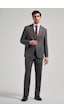 İmza Kendinden Desenli Bez Ayağı Mono Yaka Tam Astar Esnek 4 Drop Comfort Fit Takım Elbise 1001250169 Füme