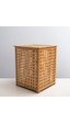 Chakra Bambu Çamaşır Sepeti 58 x 40 CM Natural Ahşap