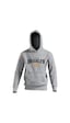 Blackjack Giyim Unisex Baskılı Oversize Kapşonlu Sweatshirt Gri-letswear
