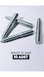 Ahşap Ayak Vidası M8x50 10 Adet