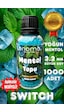 Premium Mentol Topu Switch Aroma Kapsülleri Yoğun Mentol Ice Mint 1.000 Adet Mavi