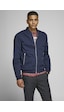 Jack & Jones Fermuarlı Bomber Ceket 12165203 Navy Blazer Lacivert