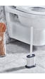 İndecor Houseware Antibakteriyel Silikon Uçlu Tuvalet Fırçası Seti - Tuvalet Ve Klozet Temizleme Fırçası - Beyaz