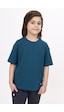 Toontoy Kids Toontoy Unisex Çocuk Baskılı Tişört Petrol Mavi