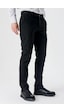 İmza Siyah Armürlü %100 Pamuk Yan Cepli Slim Fit Dar Kesim Casual Pantolon 1003235117-siyah Siyah