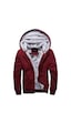 Madmext Içi Kürklü Bordo Hırka 22377 Bordo
