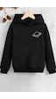 Uyguntarz Çocuk Saturn Temalı Baskılı Sweatshirt Siyah Uyguntarz Çocuk Saturn Temalı Baskılı Sweatshirt Siyah