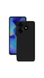 Tecno Spark 10 Pro Kılıf Kamera Korumalı Silikon Rubber Arka Kapak Siyah