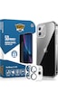 Buff Apple Uyumlu iPhone 11 Avantaj Paket - Air Hybrid Kılıf + Ekran Koruyucu + Lens Koruyucu Privacy Hayalet